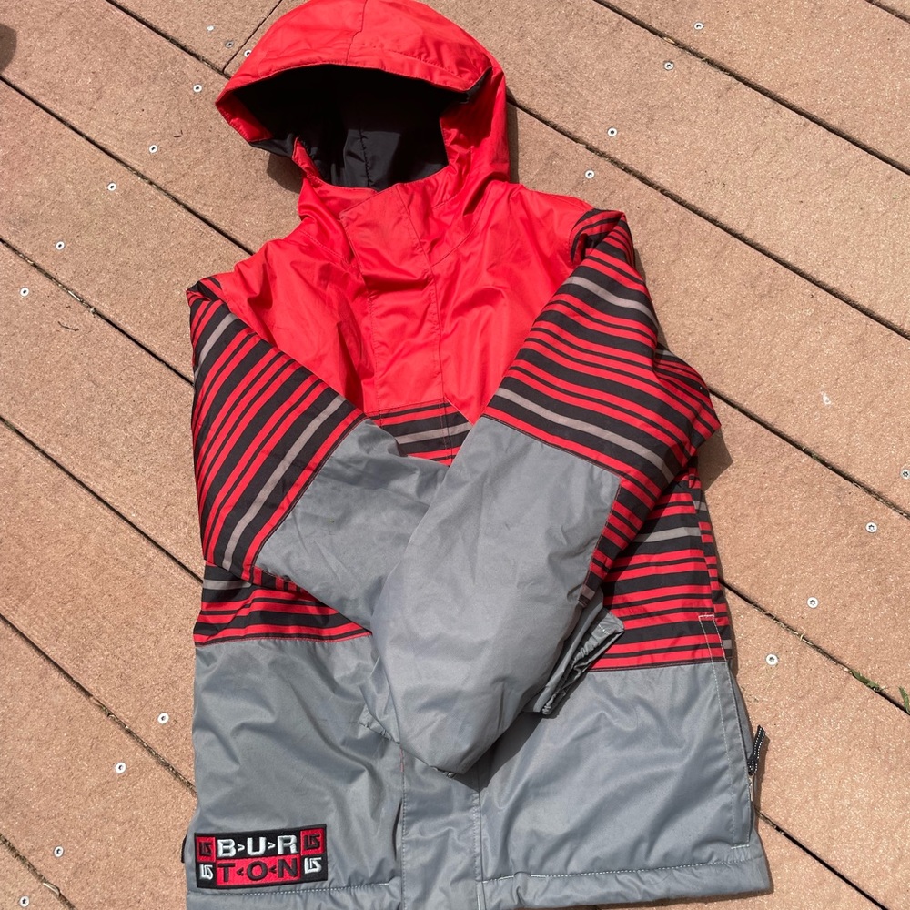 Boys Burton Snowboard Jacket Size 10/12